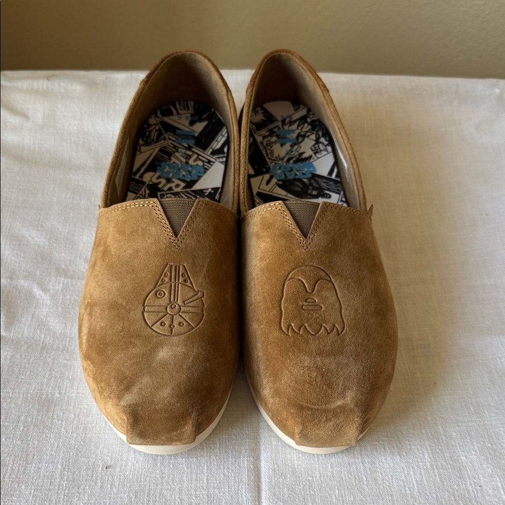TOMSxSTAR WARS Nubuck Chewbacca Flats